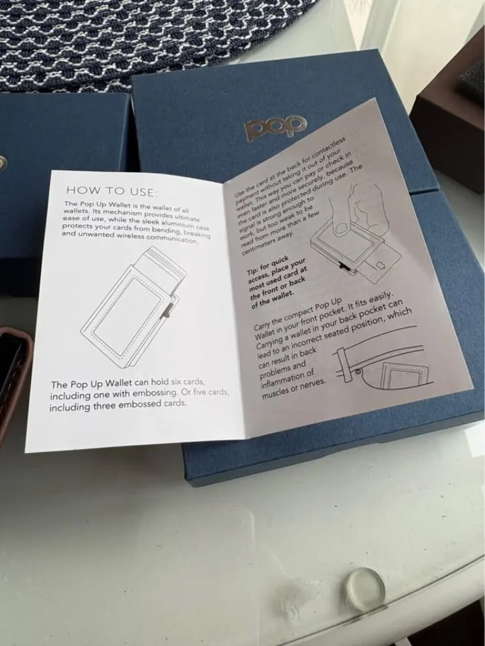 pop up wallets